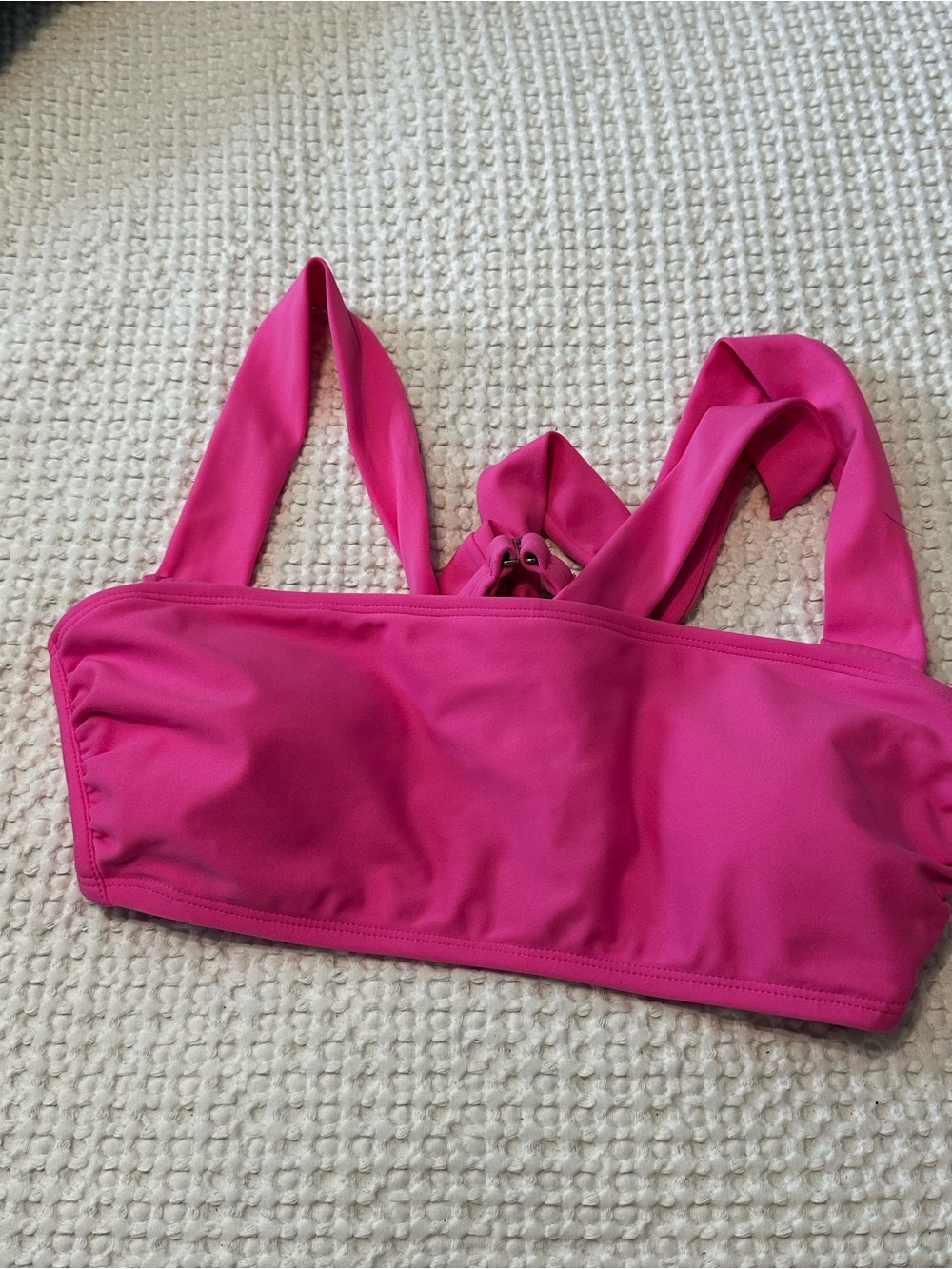 Source Unknown Hot Pink Bandeau Bikini Top